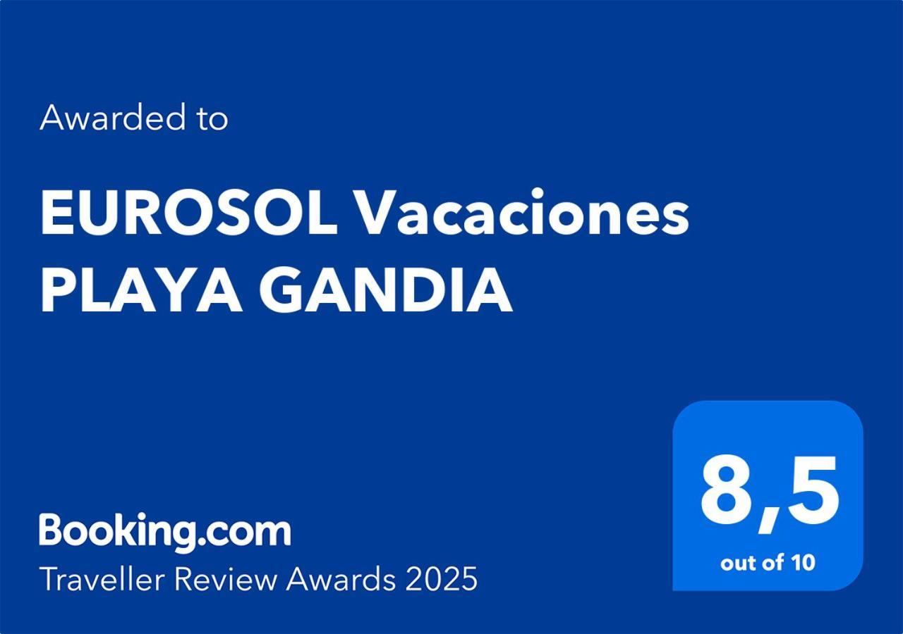Playa de GandiaEurosol Vacaciones Playa Gandiaアパートメント エクステリア 写真